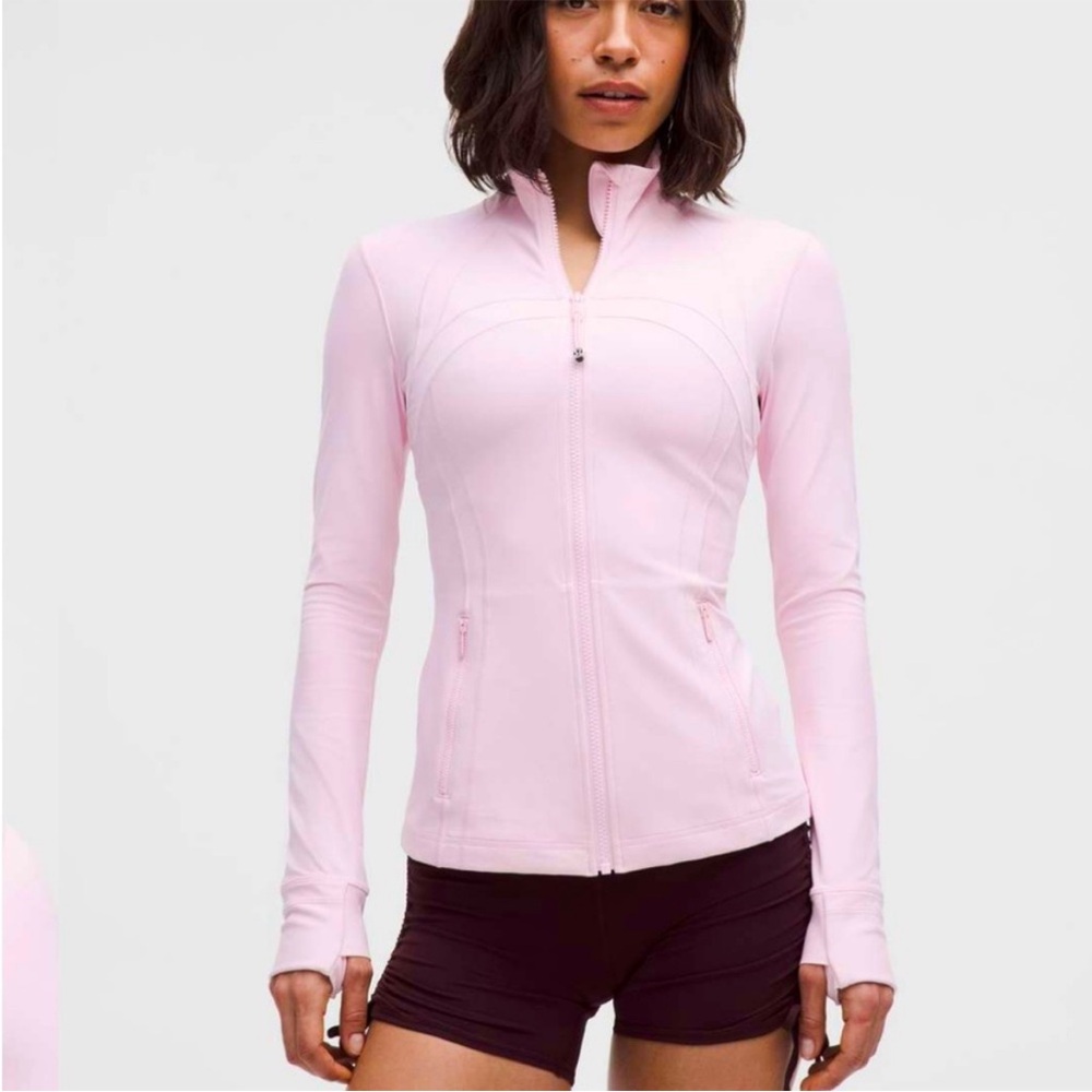 lululemon athletica Light Pink Full-Zip Athletic Jacket